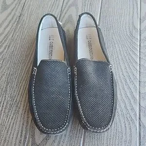Carro Positano Interland Suede Driving Loafers Mocs Italy Mens 9 EU 42 Grandpa Amalfi Stefania ITALY GRAY Suede Driving Loafers EUR 42  main image 3